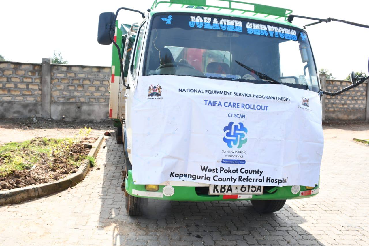 West Pokot Gets First-Ever CT Scan Machine Under Taifa Care Initiative